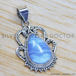 Agate 925 Sterling Silver Pendant (SJWP-176)