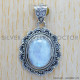 Rainbow Moonstone 925 Sterling Silver Pendant (SJWP-182)