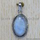 Rainbow Moonstone 925 Sterling Silver Pendant (SJWP-184) Rainbow Moonstone 925 Sterling Silver Pendant (SJWP-184)