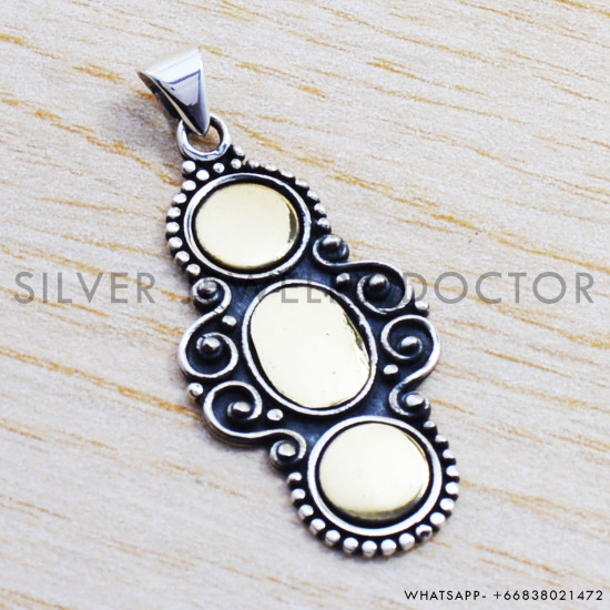 925 Sterling Silver Pendant (SJWP-20) 925 Sterling Silver Pendant (SJWP-20)