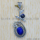 Lapis Lazuli 925 Sterling Silver Pendant (SJWP-217) Lapis Lazuli 925 Sterling Silver Pendant (SJWP-217)