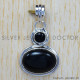 Black Onyx 925 Sterling Silver Pendant (SJWP-218) Black Onyx 925 Sterling Silver Pendant (SJWP-218)