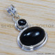 Black Onyx 925 Sterling Silver Pendant (SJWP-218) Black Onyx 925 Sterling Silver Pendant (SJWP-218)
