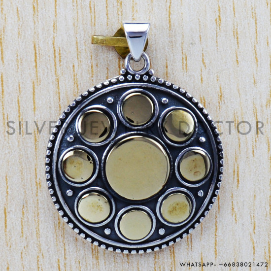 925 Sterling Silver Pendant (SJWP-22) 925 Sterling Silver Pendant (SJWP-22)