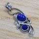 Lapis Lazuli 925 Sterling Silver Pendant (SJWP-220)