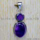 Amethyst 925 Sterling Silver Pendant (SJWP-221) Amethyst 925 Sterling Silver Pendant (SJWP-221)
