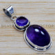 Amethyst 925 Sterling Silver Pendant (SJWP-221) Amethyst 925 Sterling Silver Pendant (SJWP-221)