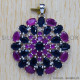 Sapphire 925 Sterling Silver Pendant (SJWP-225) Sapphire 925 Sterling Silver Pendant (SJWP-225)