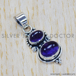 Amethyst 925 Sterling Silver Pendant (SJWP-246) Amethyst 925 Sterling Silver Pendant (SJWP-246)