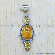 925 Sterling Silver Pendant (SJWP-265)
