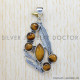 Tiger Eye 925 Sterling Silver Pendant (SJWP-270) Tiger Eye 925 Sterling Silver Pendant (SJWP-270)