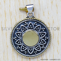 925 Sterling Silver Pendant (SJWP-28) 925 Sterling Silver Pendant (SJWP-28)