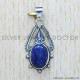 Lapis Lazuli 925 Sterling Silver Pendant (SJWP-285) Lapis Lazuli 925 Sterling Silver Pendant (SJWP-285)