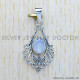 Rainbow Moonstone 925 Sterling Silver Pendant (SJWP-287) Rainbow Moonstone 925 Sterling Silver Pendant (SJWP-287)