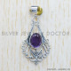 Amethyst 925 Sterling Silver Pendant (SJWP-290) Amethyst 925 Sterling Silver Pendant (SJWP-290)