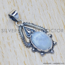 Rainbow Moonstone 925 Sterling Silver Pendant (SJWP-292) Rainbow Moonstone 925 Sterling Silver Pendant (SJWP-292)
