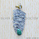 Malachite 925 Sterling Silver Pendant (SJWP-295) Malachite 925 Sterling Silver Pendant (SJWP-295)