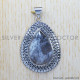 Black Rutile 925 Sterling Silver Pendant (SJWP-301) Black Rutile 925 Sterling Silver Pendant (SJWP-301)