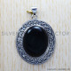Black Onyx 925 Sterling Silver Pendant (SJWP-304) Black Onyx 925 Sterling Silver Pendant (SJWP-304)