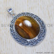 Tiger Eye 925 Sterling Silver Pendant (SJWP-308) Tiger Eye 925 Sterling Silver Pendant (SJWP-308)