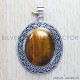 Tiger Eye 925 Sterling Silver Pendant (SJWP-308) Tiger Eye 925 Sterling Silver Pendant (SJWP-308)