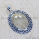 Golden Rutile 925 Sterling Silver Pendant (SJWP-311) Golden Rutile 925 Sterling Silver Pendant (SJWP-311)