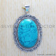 Turquoise 925 Sterling Silver Pendant (SJWP-313) Turquoise 925 Sterling Silver Pendant (SJWP-313)