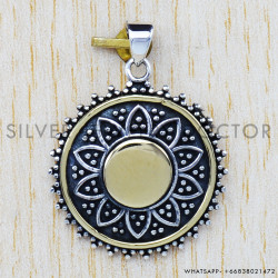 925 Sterling Silver Pendant (SJWP-32) 925 Sterling Silver Pendant (SJWP-32)