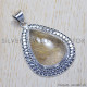 Golden Rutile 925 Sterling Silver Pendant (SJWP-320) Golden Rutile 925 Sterling Silver Pendant (SJWP-320)