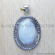 Rainbow Moonstone 925 Sterling Silver Pendant (SJWP-322) Rainbow Moonstone 925 Sterling Silver Pendant (SJWP-322)