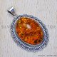 Amber 925 Sterling Silver Pendant (SJWP-326) Amber 925 Sterling Silver Pendant (SJWP-326)