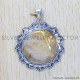 Golden Rutile 925 Sterling Silver Pendant (SJWP-330) Golden Rutile 925 Sterling Silver Pendant (SJWP-330)
