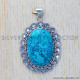 Turquoise 925 Sterling Silver Pendant (SJWP-337) Turquoise 925 Sterling Silver Pendant (SJWP-337)