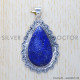 Lapis Lazuli 925 Sterling Silver Pendant (SJWP-339)