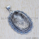 Black Rutile 925 Sterling Silver Pendant (SJWP-346) Black Rutile 925 Sterling Silver Pendant (SJWP-346)