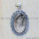 Black Rutile 925 Sterling Silver Pendant (SJWP-346) Black Rutile 925 Sterling Silver Pendant (SJWP-346)
