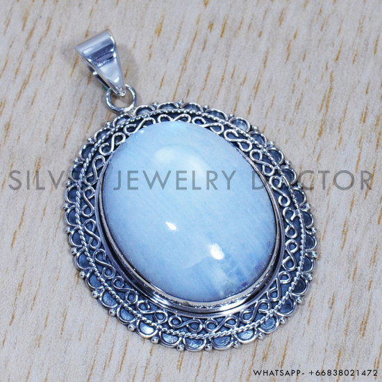 Rainbow Moonstone 925 Sterling Silver Pendant (SJWP-350) Rainbow Moonstone 925 Sterling Silver Pendant (SJWP-350)