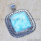 Larimar 925 Sterling Silver Pendant (SJWP-356) Larimar 925 Sterling Silver Pendant (SJWP-356)