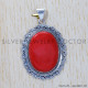 Coral 925 Sterling Silver Pendant (SJWP-357) Coral 925 Sterling Silver Pendant (SJWP-357)