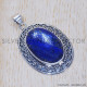 Lapis Lazuli 925 Sterling Silver Pendant (SJWP-359) Lapis Lazuli 925 Sterling Silver Pendant (SJWP-359)