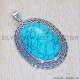 Turquoise 925 Sterling Silver Pendant (SJWP-360) Turquoise 925 Sterling Silver Pendant (SJWP-360)
