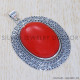 Coral 925 Sterling Silver Pendant (SJWP-362) Coral 925 Sterling Silver Pendant (SJWP-362)