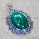 Malachite 925 Sterling Silver Pendant (SJWP-374) Malachite 925 Sterling Silver Pendant (SJWP-374)