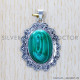 Malachite 925 Sterling Silver Pendant (SJWP-374) Malachite 925 Sterling Silver Pendant (SJWP-374)