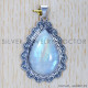 Rainbow Moonstone 925 Sterling Silver Pendant (SJWP-375) Rainbow Moonstone 925 Sterling Silver Pendant (SJWP-375)