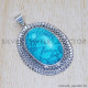 Turquoise 925 Sterling Silver Pendant (SJWP-382) Turquoise 925 Sterling Silver Pendant (SJWP-382)