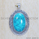 Turquoise 925 Sterling Silver Pendant (SJWP-382) Turquoise 925 Sterling Silver Pendant (SJWP-382)