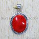 Coral 925 Sterling Silver Pendant (SJWP-384) Coral 925 Sterling Silver Pendant (SJWP-384)