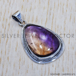 Ametrine 925 Sterling Silver Pendant (SJWP-385) Ametrine 925 Sterling Silver Pendant (SJWP-385)