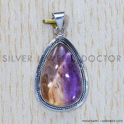 Ametrine 925 Sterling Silver Pendant (SJWP-385)